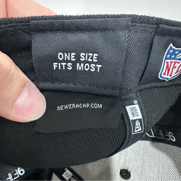 New England Patriots New Era NFL SnapBack Leather Brim Hat - Picture 5 of 8